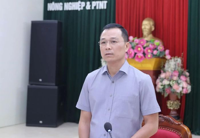 Chủ tịch UBND tỉnh Tô Anh Dũng phát biểu chỉ đạo tại buổi làm việc.