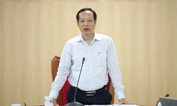 Đồng chí Nghiêm Xuân Hưởng phát biểu tại cuộc giám sát.