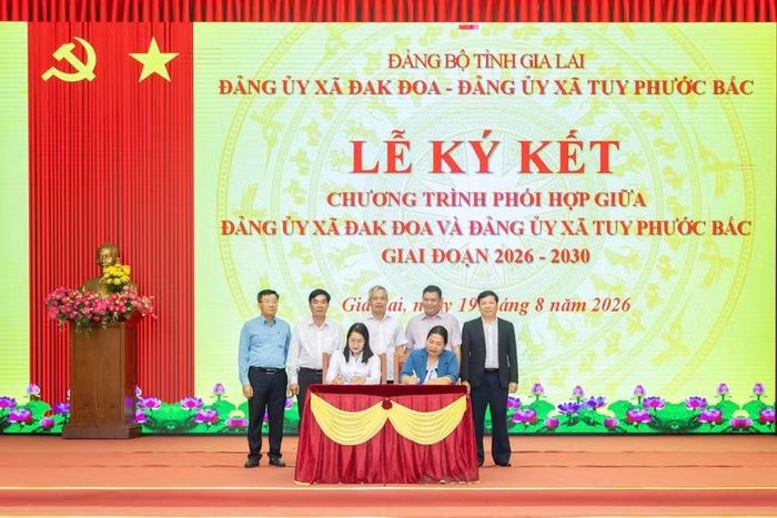  Việc ký kết chương trình phối hợp giai đoạn 2026-2030 là cơ sở để hai địa phương phát huy tiềm năng, thế mạnh, tăng cường chia sẻ kinh nghiệm. Ảnh: Đ.Y 