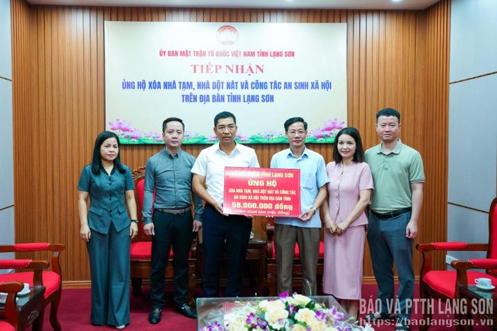 Sở Xây dựng ủng hộ kinh phí tại chương trình