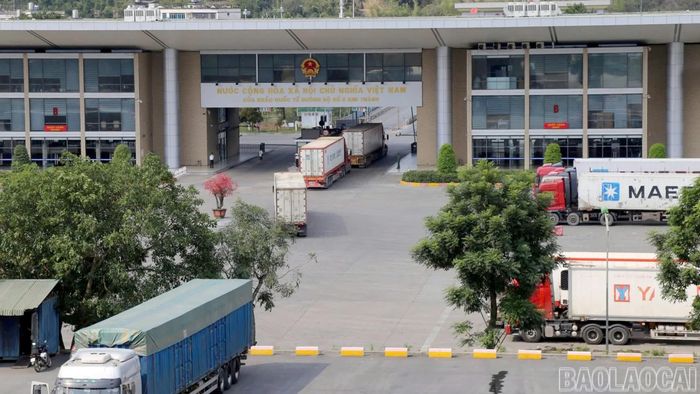 Cửa khẩu Quốc tế đường bộ số II Kim Thành, tỉnh Lào Cai.