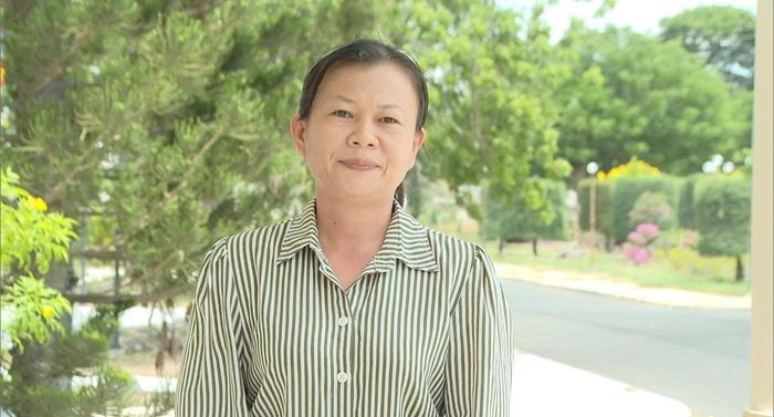 Bà Nguyễn Thị Huy Mân, Chủ tịch Hội Nông dân xã Liên Hương