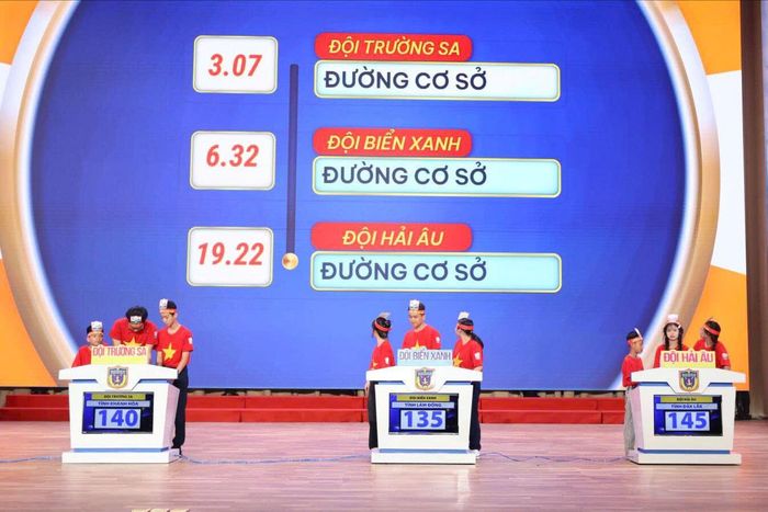 Đội Biển xanh tại cuộc thi chung kết "Em yêu biển đảo quê hương" khu vực 5