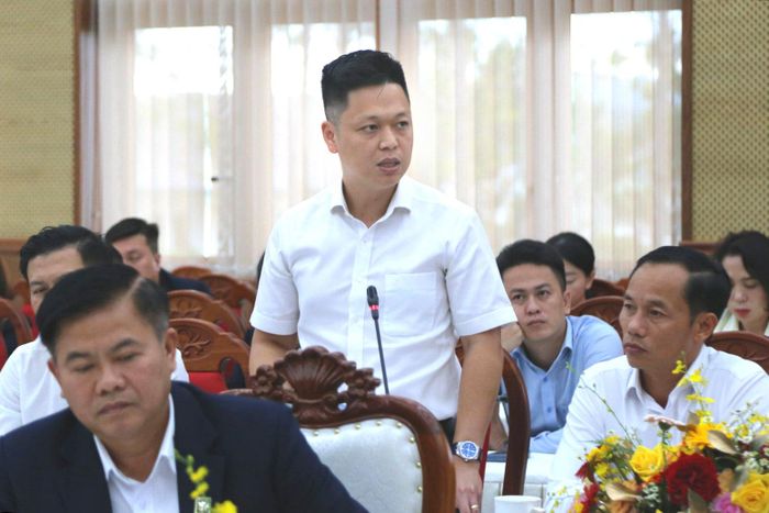 Giám đốc Ngân hàng Thương mại Cổ phần Quân Đội (MB) Chi nhánh Đắk Nông Nguyễn Văn Tài đề xuất các sở, ngành nên cung cấp sớm thông tin các dự án được cấp chủ trương để ngân hàng tiếp cận khách hàng