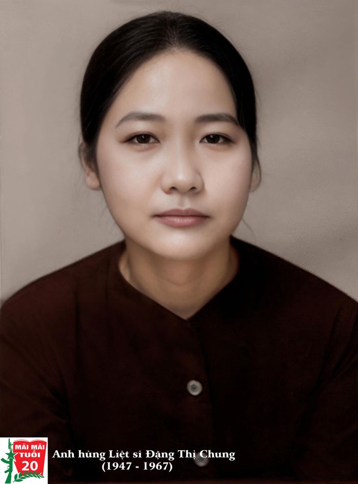 Anh hùng Liệt sĩ Đặng Thị Chung (1947 - 1967).