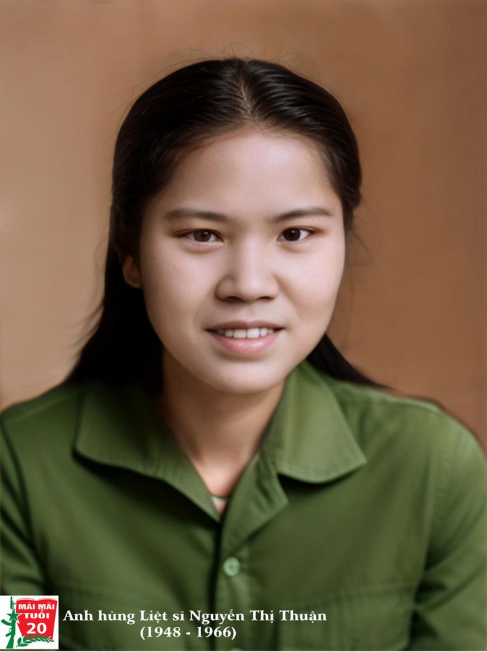 Anh hùng Liệt sĩ Nguyễn Thị Thuận (1948 - 1966).