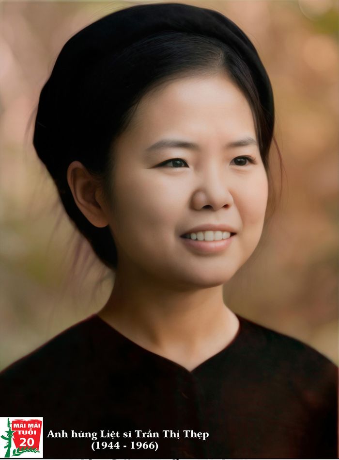 Anh hùng Liệt sĩ Trần Thị Thẹp (1944 - 1966).