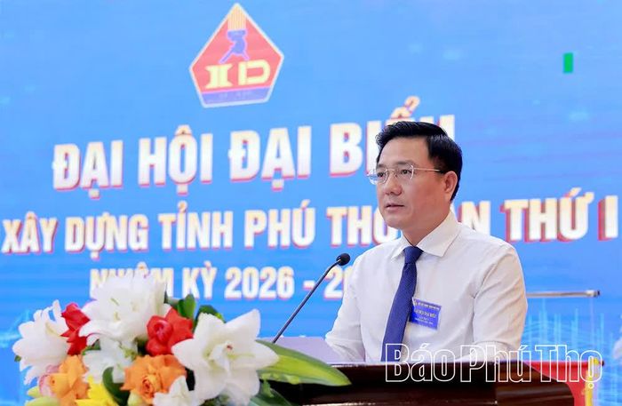 Đồng chí Phó Chủ tịch UBND tỉnh Vũ Việt Văn phát biểu chỉ đạo Đại hội.