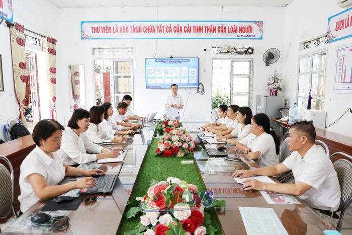 Xã Phù Yên triển khai Đề án tại Trường THCS Phù Yên.