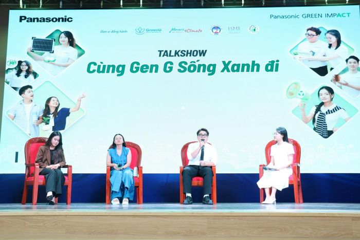 Những chia sẻ thực tế từ những khách mời đang học tập, hoạt động và đóng góp trong lĩnh vực môi trường, phát triển bền vững.