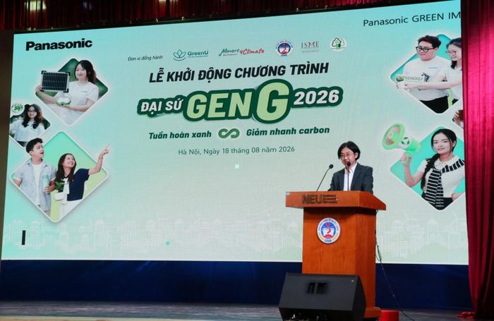 Ông Yokoyama Yu, Giám đốc Panasonic Việt Nam Panasonic chia sẻ về mục tiêu truyền cảm hứng và đồng hành cùng người trẻ trong Đại sứ Gen G 2026.