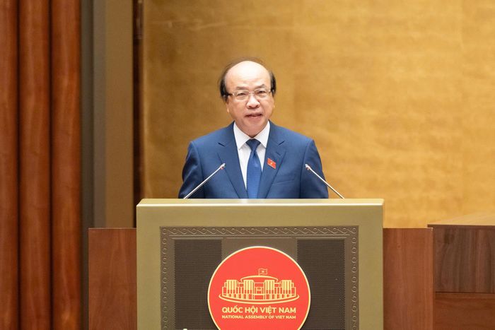Chủ nhiệm Ủy ban Pháp luật và Tư pháp Phan Chí Hiếu. Ảnh: Media Quốc hội.