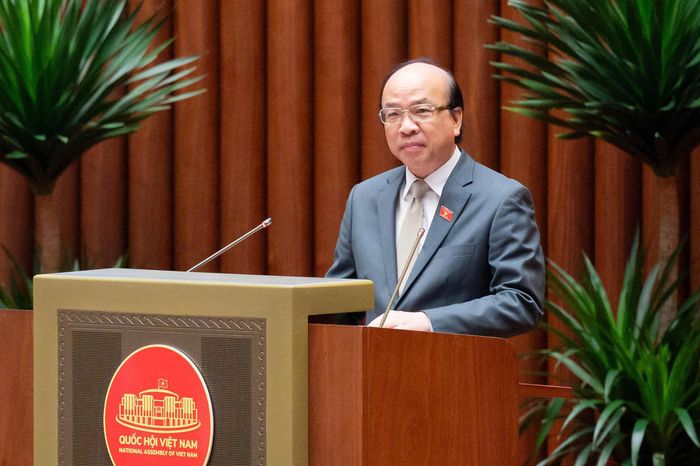 Chủ nhiệm Ủy ban Pháp luật và Tư pháp Phan Chí Hiếu. Ảnh: Media Quốc hội.