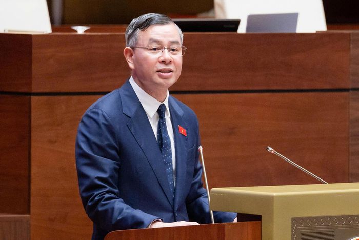 Bộ trưởng Bộ Tài chính Ngô Văn Tuấn. Ảnh: Media Quốc hội.