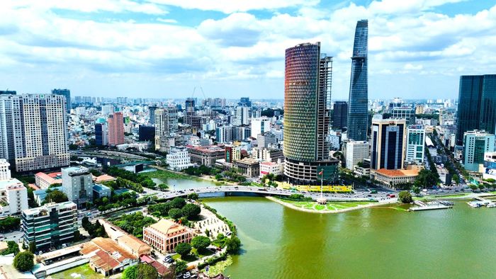 Một góc đô thị TP.HCM.
