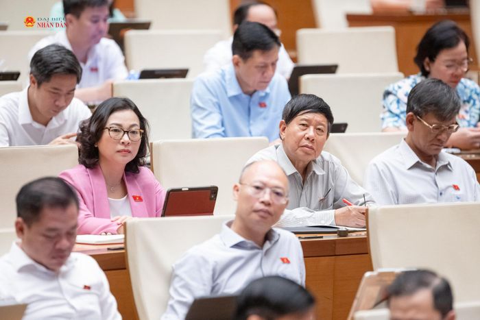 Các đại biểu tham dự phiên họp. Ảnh: Phạm Thắng