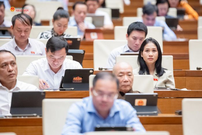Các đại biểu tham dự phiên họp. Ảnh: Phạm Thắng