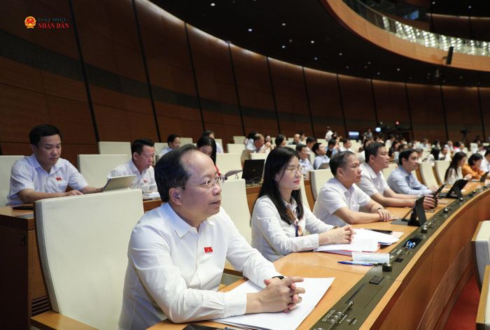 Các đại biểu tham dự phiên họp. Ảnh: Khánh Duy