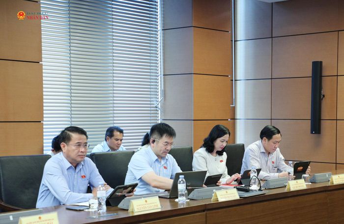 Các ĐBQH thành phố Đồng Nai tham gia thảo luận tại Tổ 6