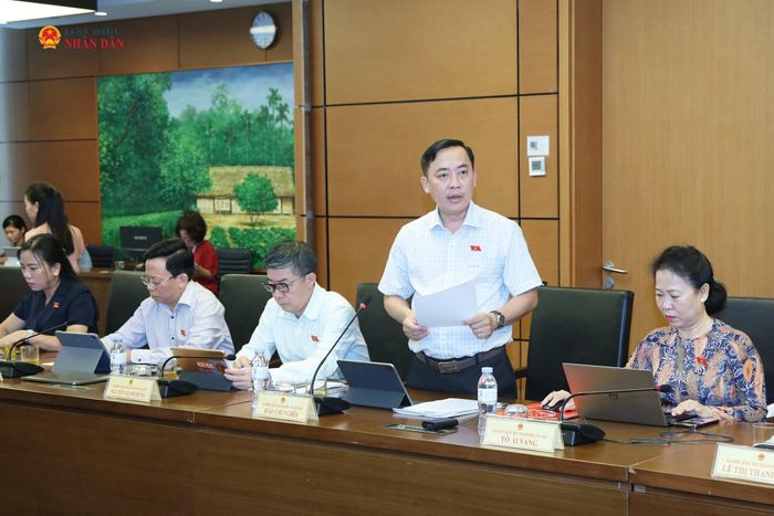 ĐBQH Đào Chí Nghĩa (TP. Cần Thơ) phát biểu thảo luận tại Tổ 9