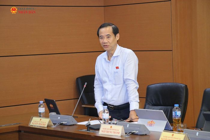 ĐBQH Nguyễn Thái Học (Đắk Lắk) phát biểu thảo luận tại Tổ 16