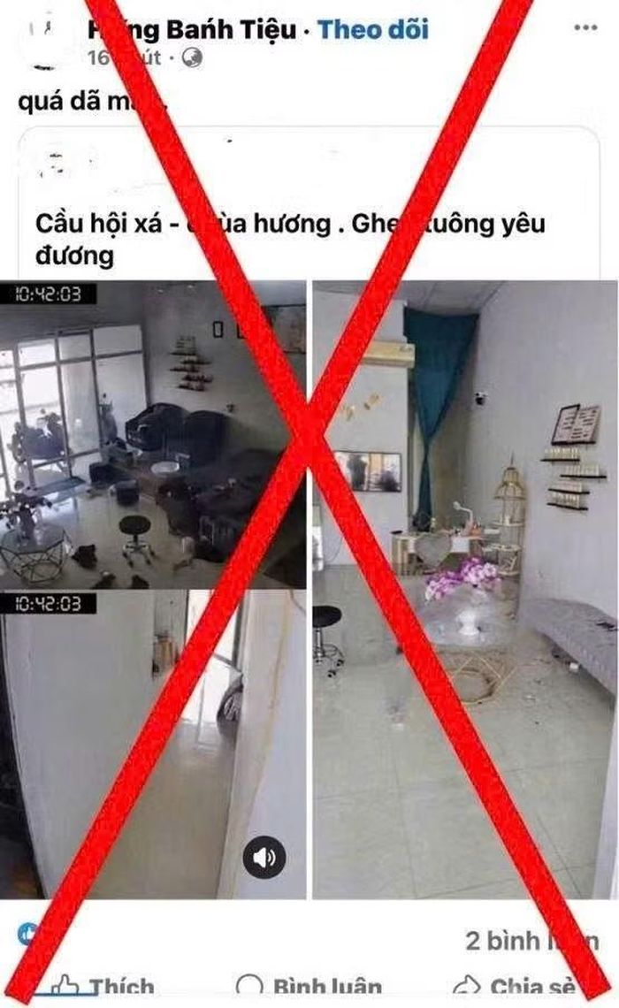 Bài đăng trên mạng xã hội của tài khoản Facebook H.Q.T.