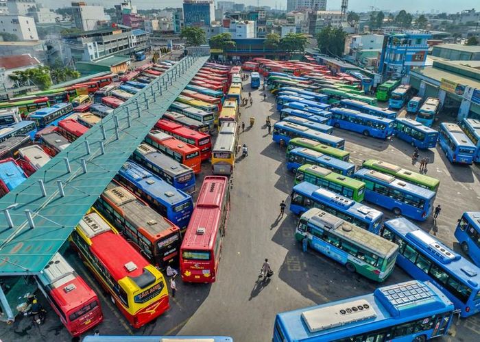 Các bến xe tăng cường lượng xe lưu thông liên tuyến, liên tỉnh. 