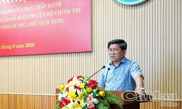 Phó Chủ tịch UBND tỉnh Lê Văn Sử triển khai những nội dung trọng tâm về bảo vệ môi trường, chủ động ứng phó với biến đổi khí hậu và phòng, chống thiên tai.