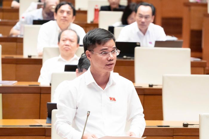 Đại biểu Nguyễn Xuân Nghiêm, Đoàn ĐBQH thành phố Đà Nẵng phát biểu - Nguồn: Quốc hội