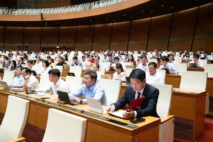 Các đại biểu Quốc hội tham dự phiên họp - Nguồn: Quốc hội