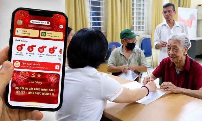 Người dân có thể nhận lương hưu qua VNeID