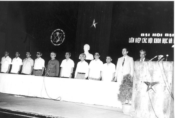 Các đại biểu tham dự Đại hội đại biểu toàn quốc Liên hiệp các Hội Khoa học và Kỹ thuật Việt Nam lần thứ II. Ảnh tư liệu