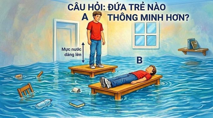 Đứa trẻ nào thông minh hơn? ( Ảnh minh họa )