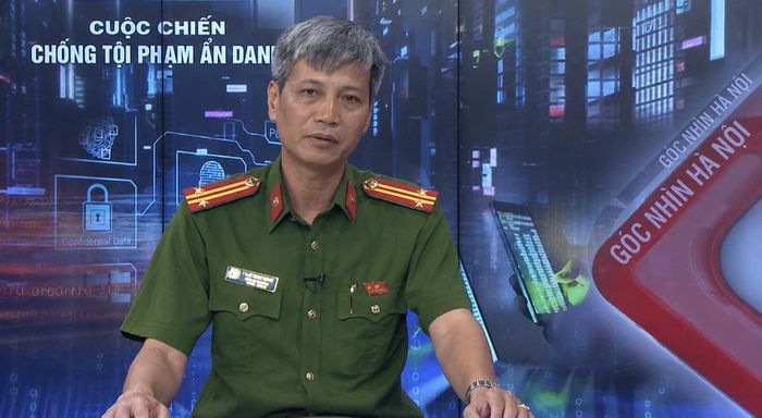 Trung tá Phạm Minh Dũng - Phó Đội trưởng Đội Tham mưu, Phòng Cảnh sát điều tra tội phạm về trật tự xã hội, Công an thành phố Hà Nội. Ảnh: PV