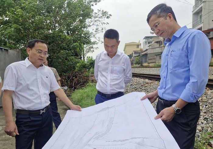 Dự án trục không gian Quốc lộ 1A gắn với chỉnh trang và tái thiết đô thị qua địa bàn xã Phú Xuyên dài khoảng 9km. Ảnh: PV