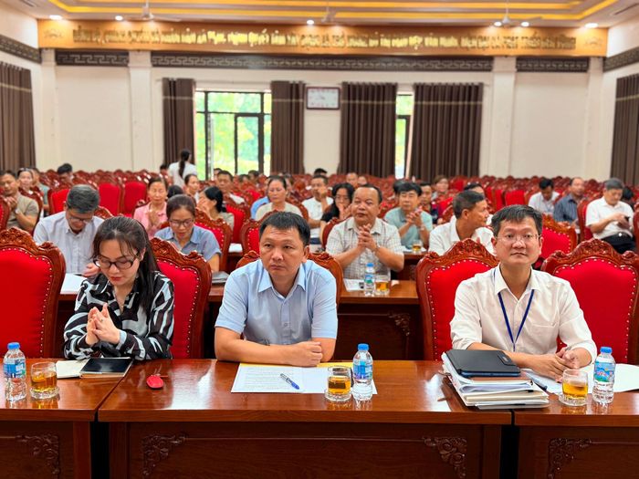 Các đại biểu dự hội nghị. Ảnh: Thanh Hà
