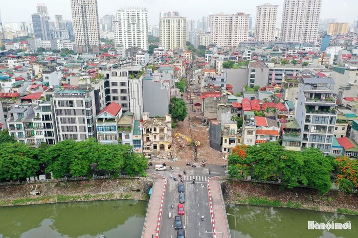 Dự án cải tạo, mở rộng ngõ 381 Nguyễn Khang (phường Cầu Giấy) có chiều dài khoảng 340m.