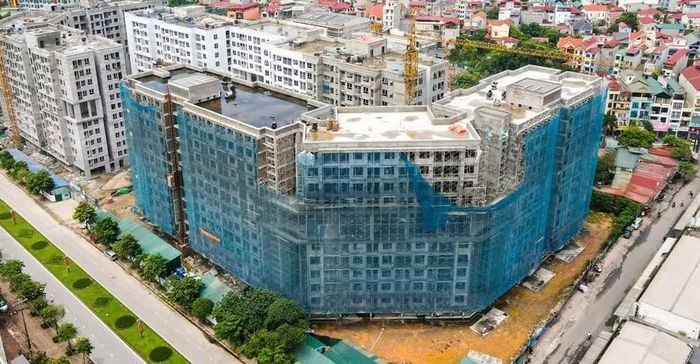 Dự án nhà ở xã hội tại ô đất CT3, Khu đô thị mới Kim Chung chuẩn bị chào đón cư dân mới. Ảnh: PV