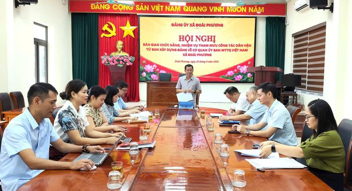 Bảo đảm công việc sau bàn giao được triển khai liên tục, thông suốt, hiệu quả. Ảnh: PV