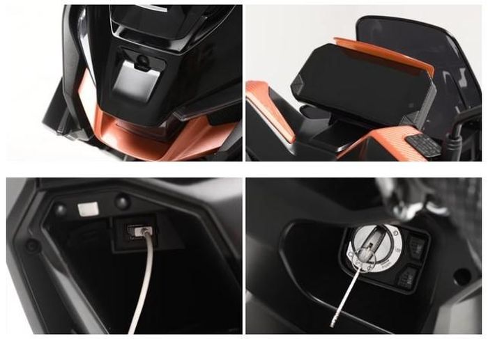 WMoto Nexy 180+ mới được trang bị kính chắn gió thể thao