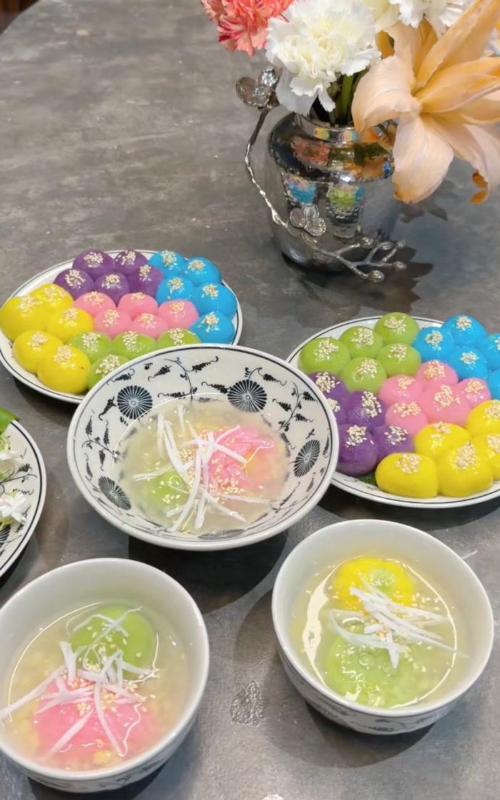 Thành phẩm của ba mẹ con cũng nhanh chóng thu hút sự chú ý. 