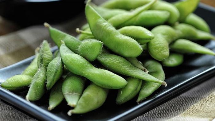 Đậu nành non là thực phẩm cung cấp kali cùng protein thực vật và chất xơ.