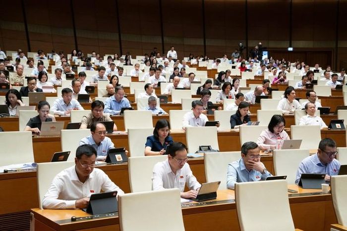 Các ĐBQH tham dự Kỳ họp. Ảnh: Media Quốc hội