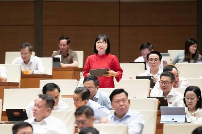ĐBQH Nguyễn Thị Việt Nga - Đoàn TP. Hải Phòng. Ảnh: Media Quốc hội