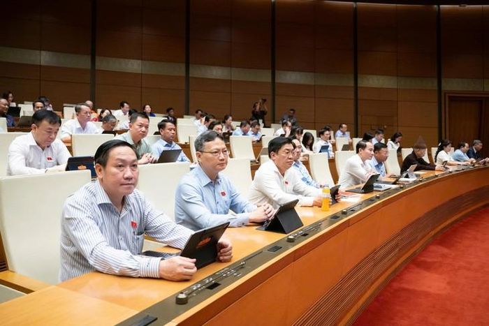 Các ĐBQH tham dự Kỳ họp. Ảnh: Media Quốc hội