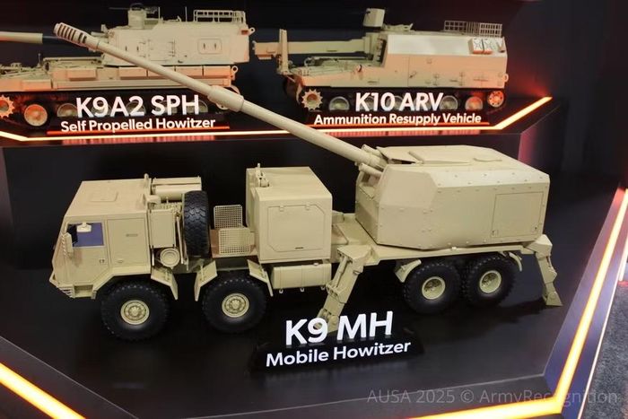 Cuối cùng là BAE Systems của Anh quảng bá pháo tự hành Archer, còn tập đoàn công nghiệp quốc phòng khổng lồ Rheinmetall của Đức tiến hành chào bán RCH-155.