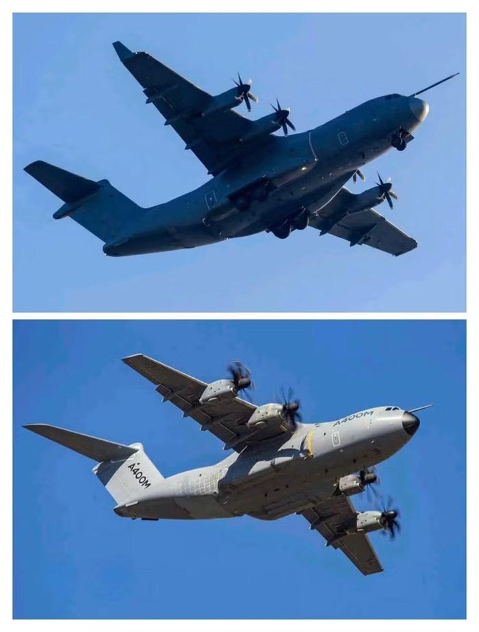 Khác với thiết kế cánh cụp của A400M, máy bay vận tải Trung Quốc có cánh tương đối thẳng với lực nâng cao và các cánh nhỏ đáng kể ở hai đầu, điều không có trong thiết kế của châu Âu.