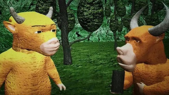  Tên phim Niu Lai mang nghĩa “Bò đến rồi”, trớ trêu thay lại trở thành meme giữa lúc nhà đầu tư Trung Quốc vật lộn với những cú tăng giảm của thị trường. Ảnh: PR. 