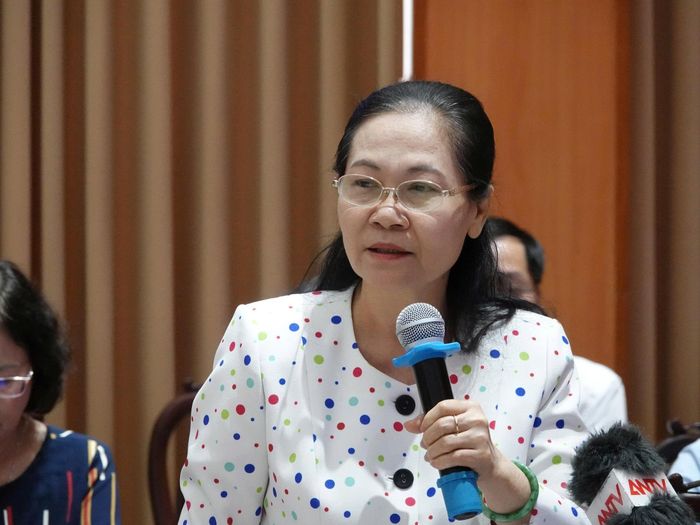  Nguyên Chủ tịch HĐND TP.HCM Nguyễn Thị Lệ chỉ ra khoảng cách còn khá lớn giữa dự thảo Luật Phát triển đô thị và dự thảo quy hoạch. Ảnh: Phan Anh.