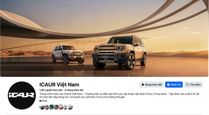 Trang truyền thông của ICaur Việt Nam bất ngờ xuất hiện. Ảnh: Facebook/Icaur.